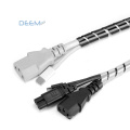 DEEM High stretchy anti-aging pe spiral cable wrap for neatly concealing and protecting chaotic long cables